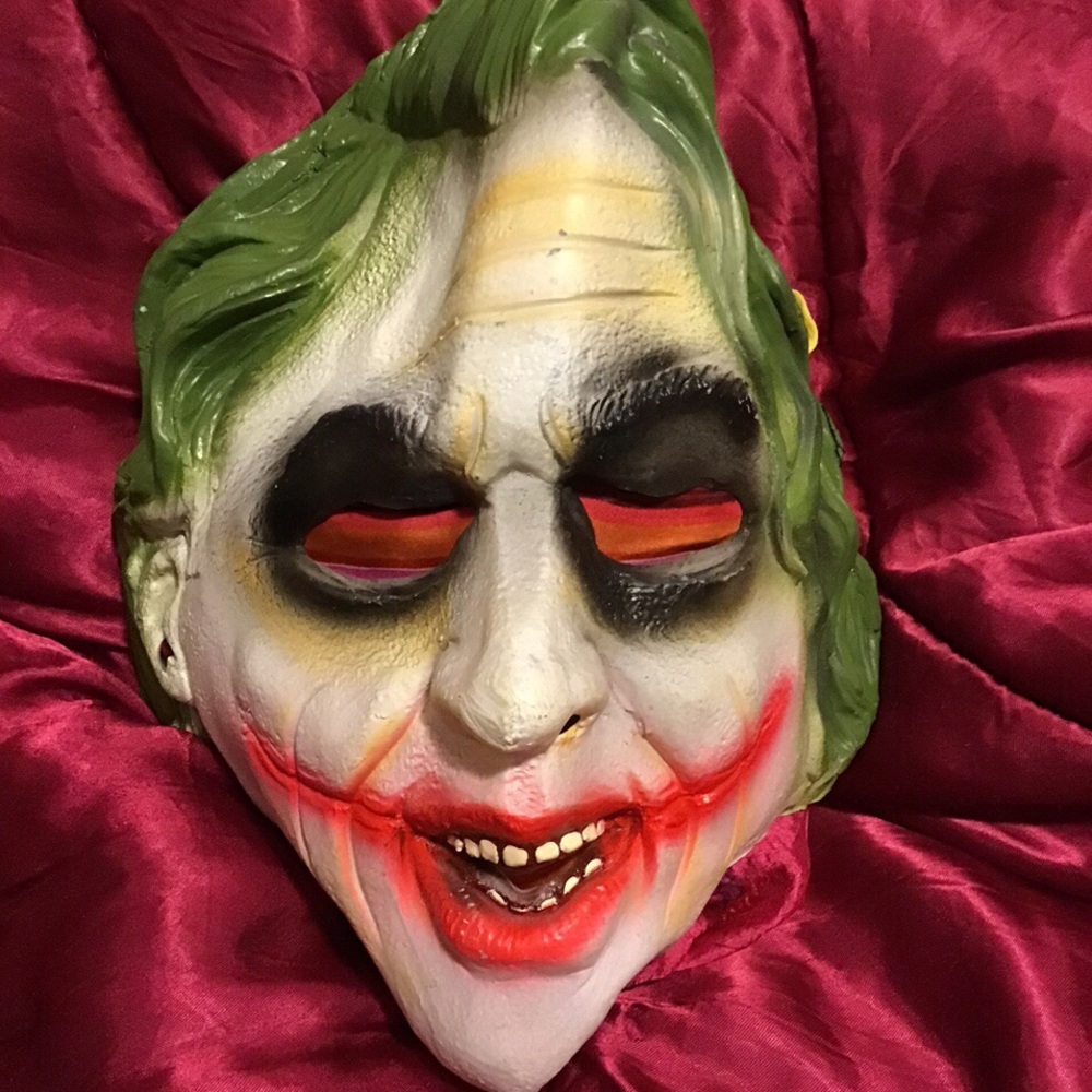 Joker mask DC comic adult Halloween mask